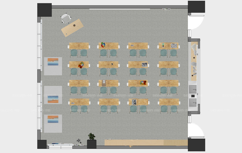 美術(shù)教室設計