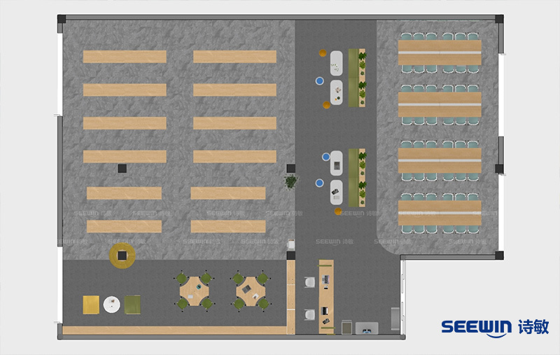 圖書館方案五-300㎡平面圖